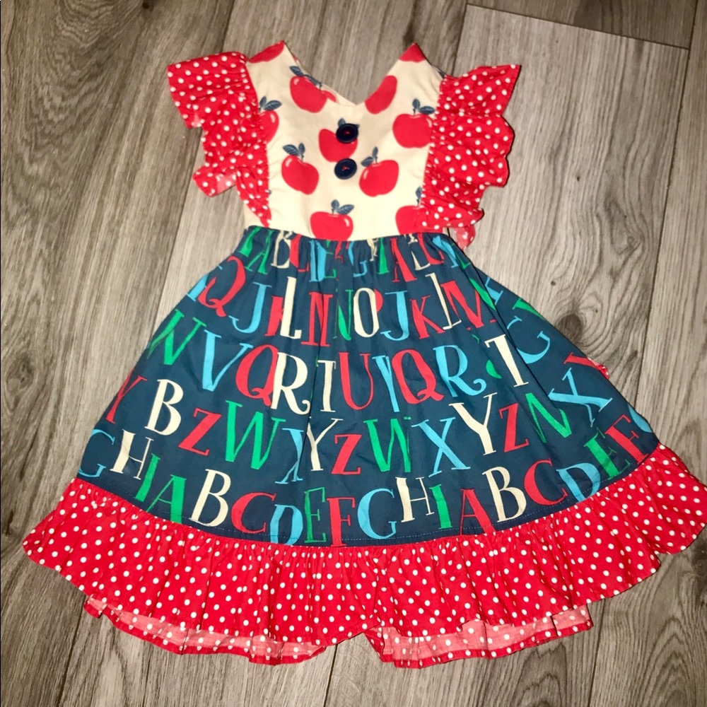 Eleanor rose alphabet school dress